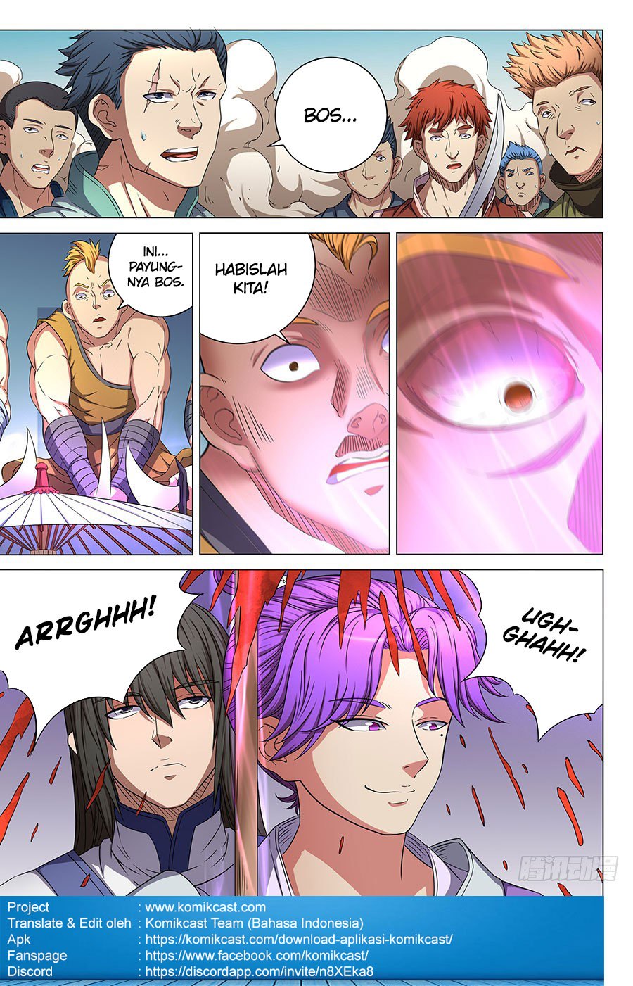 God of Martial Arts Chapter 168 Bahasa Indonesia